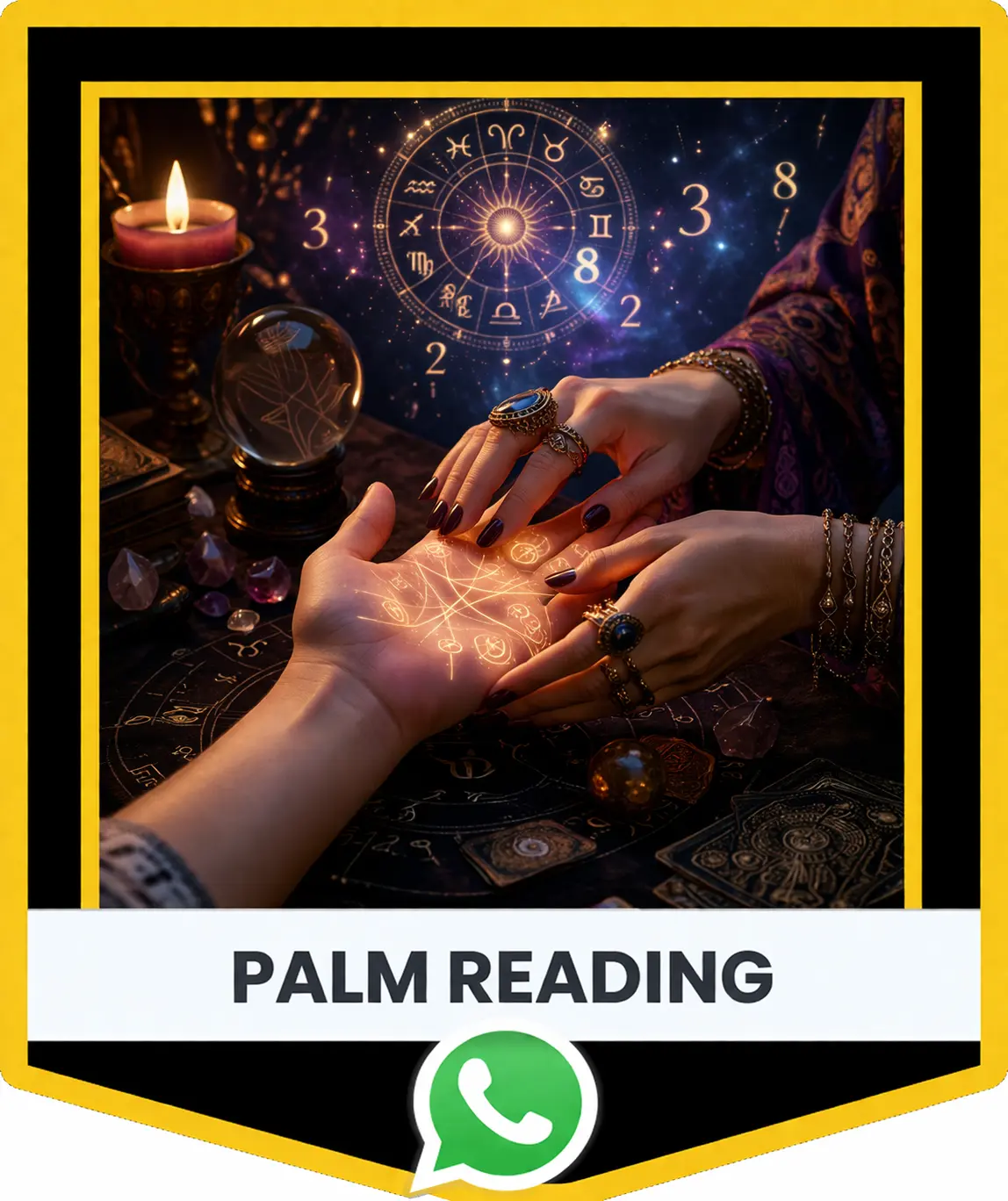 Palm reading in New York